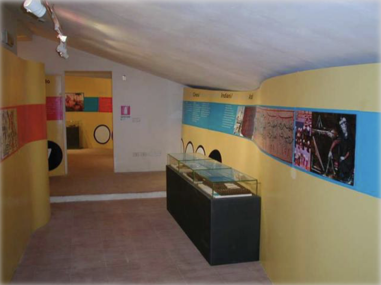 Museum section dedicated to Chinese, Indians and Arabs