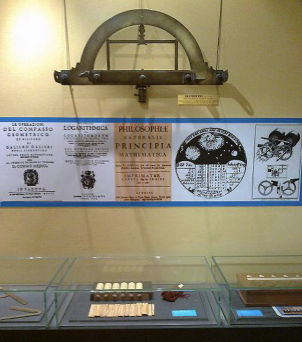 Graphometer XVII century and display houses